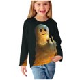 thumbnail image 2 of Cethrio Halloween Tops for Girls, Pullover Long Sleeve Crewneck Kids Clothes Multicolor Size 7-8 T, 2 of 6