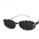 thumbnail image 3 of Gafas de sol con montura pequeña de color vaca a la moda europea y americana 5192 gafas de sol de color con rayas ovaladas a la moda, 3 of 5