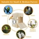 thumbnail image 4 of Caja para Pájaros, de Cría para Periquitos, Casa de Madera Acrílica Transparente para Cacatúas., 4 of 5
