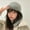 color3, variant on Women Winter Knitted Hat Warm Beanie Hat for Women Solid Color Flanging Tie Up Ear Protection Windproof Warm Cap Bomber Hats
