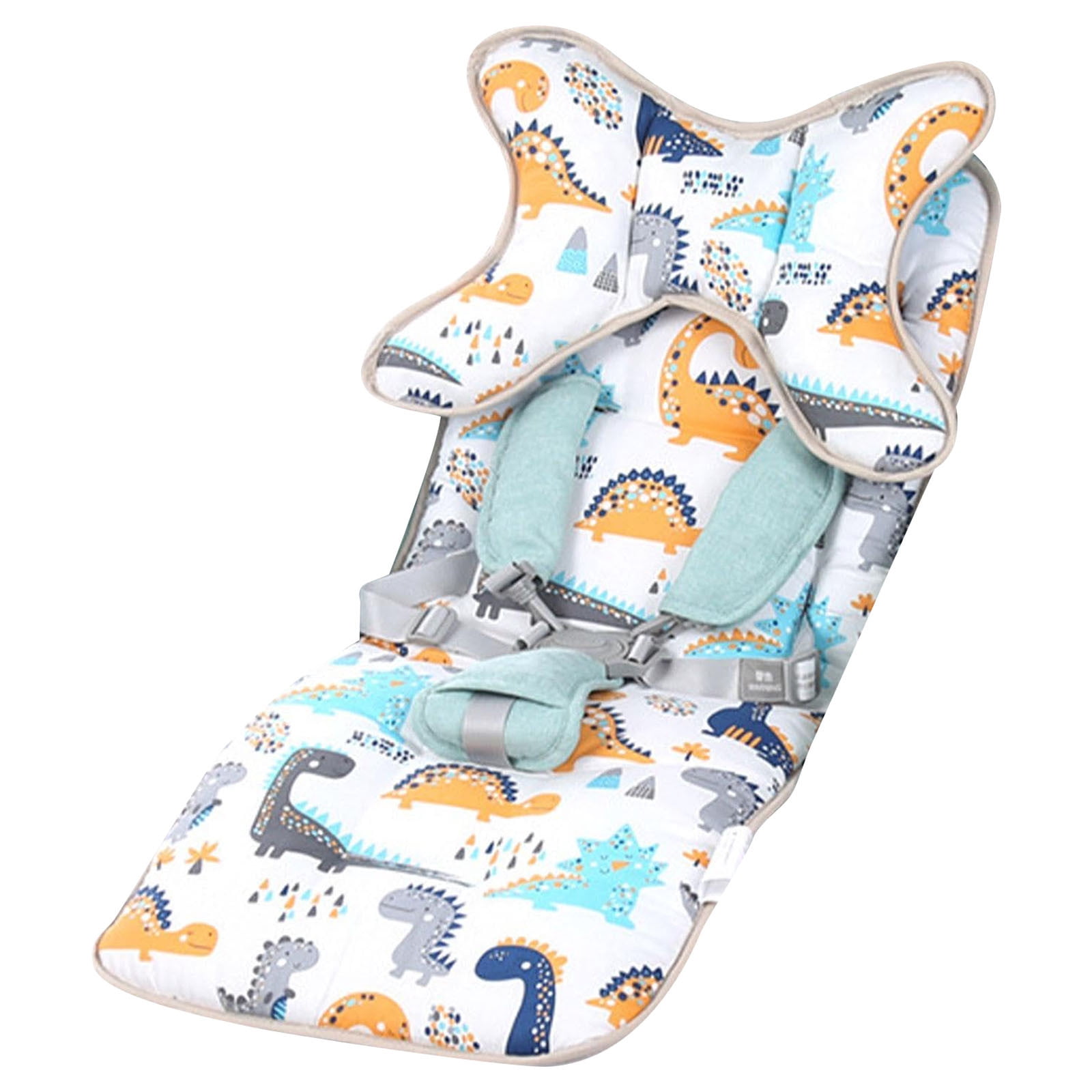Baby Stroller Cushion | Toddler Car Seat Cushion Soft Stroller Mat Baby Stroller Bunting Bags Baby Head Neck Support Pillow Mattress Cover Toddler Seat Pad Liner