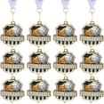 thumbnail image 1 of Medallas de voleibol Ecation de metal dorado de 5 cm, juego de 24 piezas, 1 of 6
