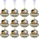 thumbnail image 1 of Medallas de voleibol Ecation de metal dorado de 5 cm, juego de 24 piezas, 1 of 6