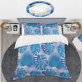 thumbnail image 2 of Designart 'Retro Floral Pattern X' Mid-Century Modern Duvet Cover Set, 2 of 4