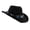 Black, variant on Trendy Portable Hat Fashion Personality Hat Dancing Party Hat for Autumn and Winter Wear