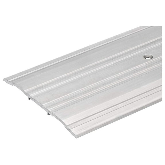 4" Wide x 1/4" High Corrugated Aluminum Threshold (6 FT [72 3/4"] Long)