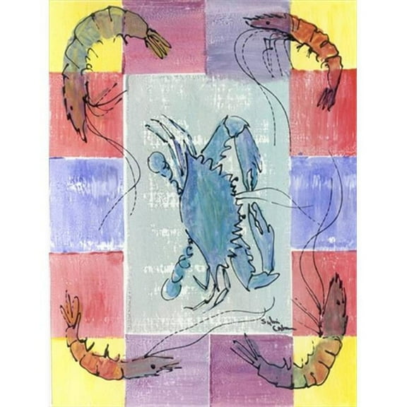 Crab Flag Canvas House Size