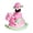 Pink, variant on kowaku God of Wealth Figurine Cute Creative Small Statue for New Year Shelf Bedroom Purple