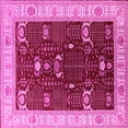 thumbnail image 1 of Ahgly Company Indoor Square Oriental Pink Industrial Area Rugs, 6' Square, 1 of 4