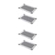 thumbnail image 1 of Inteprter Mantel Individual tejido de 2 uds para restaurante, hogar, Hotel, de comedor, tejido de PVC, cuenco de estilo europeo, posavasos, Negro 2Conjunto, 1 of 6