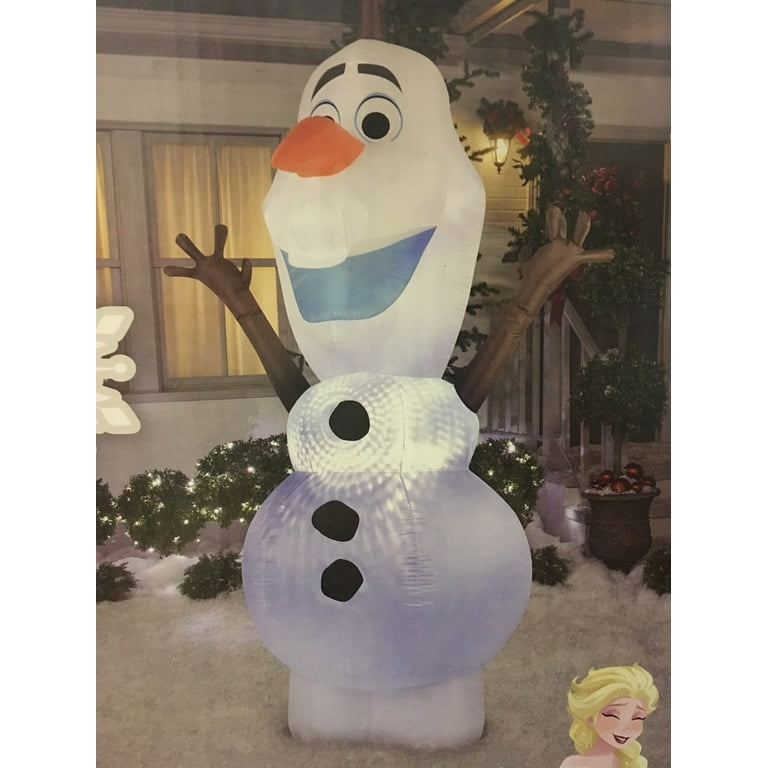 Image - Gemmy Prototype Christmas Frozen Olaf Archway Inflatable