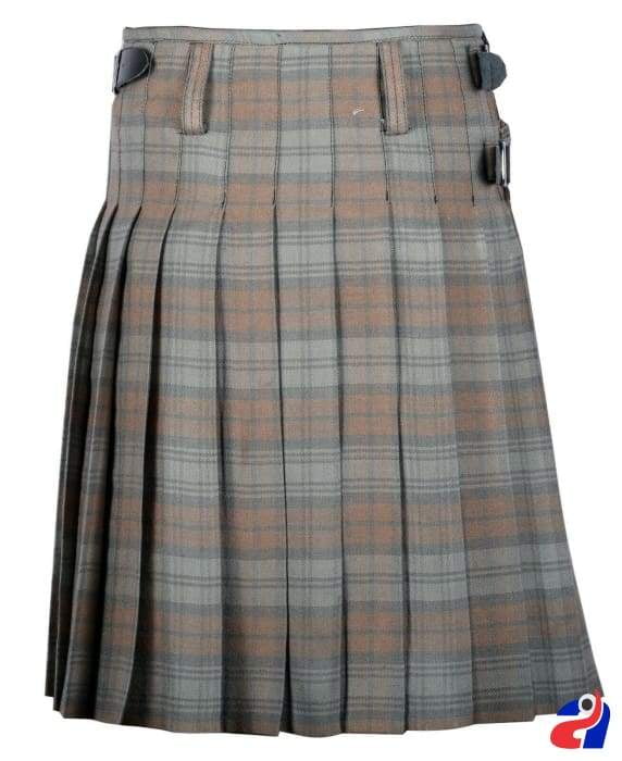 black wool kilt