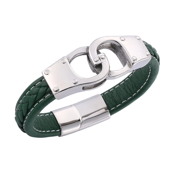 Pulseras Qarigey personalizable para hombres y mujeres significativo y memorable Ropa zapatos y accesorios Miscelánea verde