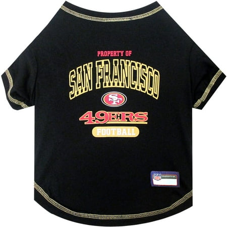 - Pets First NFL San Francisco 49ers Pet T-shirt, Assorted Sizes