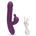 thumbnail image 6 of TLUDA Rechargeable Heated G Spot Vibrator Rabbit Vibrator Stimulator Personal Massager Sex Toys for Women Purple, 6 of 6