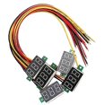 thumbnail image 2 of unique 5pcs Blue 0.36 Inch Digital Display DC Voltmeter Three Wire LED Volt Meter Voltage Monitor, 2 of 5