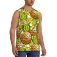 thumbnail image 2 of Easygdp Tropical Summer Fruit Men's Breathable Tank Tops Sleeveless Sporty T Shirts for Basketball, Mountaineering, Bodybuilding -Large, 2 of 8