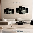 thumbnail image 4 of Elephant Stock Heavy Weightlifting Equipment Wall Art - Horizontal Multi Panel Canvas - Living Room Wall Decor - Sports Multi Panel - Black And Gray Decor - 52" x 32", 4 of 8