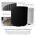 thumbnail image 5 of Kozyard Round Planter 16’’H Plant Pots for Indoor Outdoor Porch, Patio, Backyard Planters with Water Reservoir Modern Décor for Tall Plants, Flowers (16inch/Black), 5 of 8