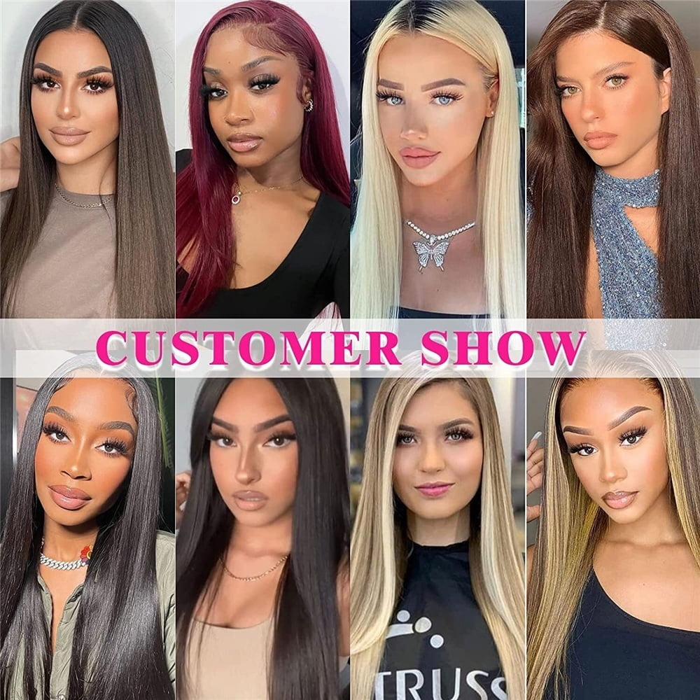 Clip in Human Hair Extensions Brazilian Remy Hair 10-26inch 120g 8Pcs Silky Straight Real Human Hair Clip in Extension #4 Brown Real Hair Extensions