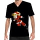 thumbnail image 3 of Blusa médica con cuello en V y estampado de Son Goku de Dragon Ball, uniforme de trabajo para hombres, ropa de enfermería duradera para centros de enfermería para niños, 3 of 5