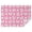 Pink Bows and, variant on Pink Football and Flowers Pattern Rectangle Tablecloth 60"x84",Waterproof Polyester Rectangle Table Cloth, Wipeable Spillproof Polyester Tablecloth for Dining, Camping, Indoor and Outdoor