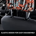 thumbnail image 4 of Kdxio Cool Flamingo Pattern Print 2 Piece Car Head Rest Covers Set Auto Front/Rear Seats Headrest Cover Universal Fit Most Cars,Sedan, SUV, 4 of 9