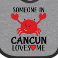 thumbnail image 4 of Inktastic Someone In Cancun Loves Me Boys or Girls Baby Bib, 4 of 4