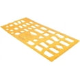 thumbnail image 2 of HUGFEGWE Geometric Drawing Template, Measuring Rulers, Plexiglass Measuring Templates, Plastic Geometry Stencils for Office and School, Building Formwork, Drawings Drafting 1 Pcs CJB91-22597, 2 of 2