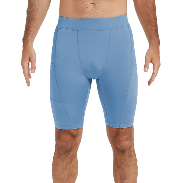 Pantalones cortos de compresión para hombre, prenda interior deportiva, mallas de entrenamiento para correr, tejido elástico de secado rápido para baloncesto/fútbol (M-XXXL)