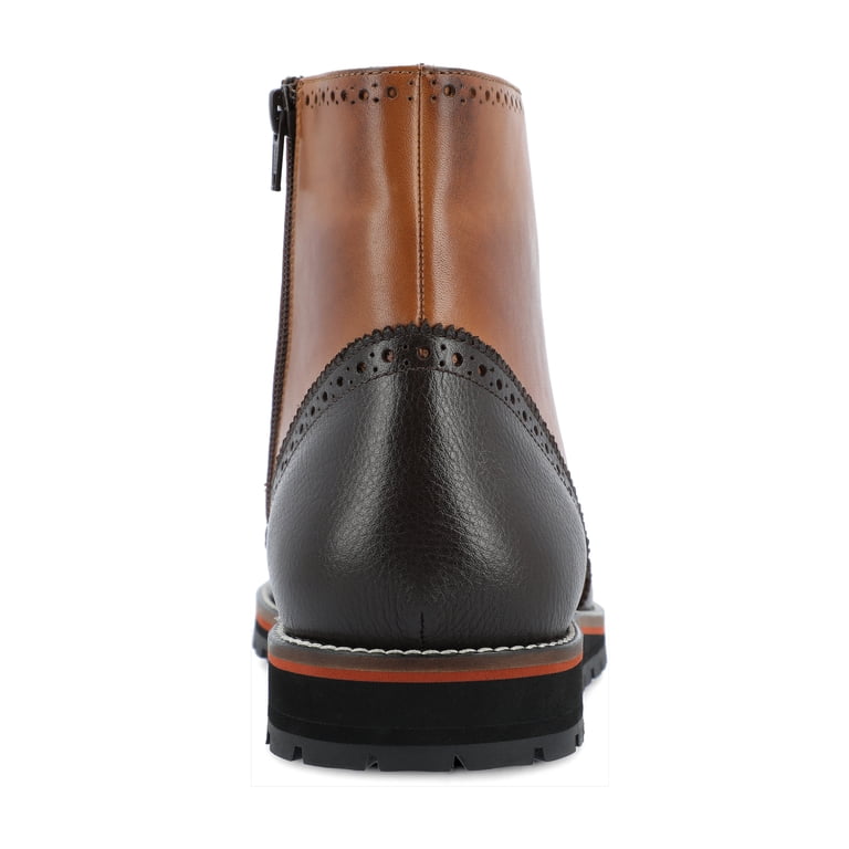 Thomas & Vine Mens Elijah Lace-up Wingtip Ankle Boot  display picture 3