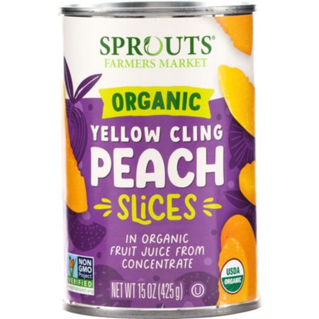 2X - SPT Organic Peach Slices 15 oz