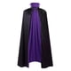 thumbnail image 3 of Capa de Halloween Capa medieval cómoda para disfraces de presentaciones en el escenario Violeta Negro 150 cm, 3 of 9