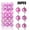 Pink, variant on Kokovifyves Spring and Summer Decorations 36Pcs Christmas Xmas Tree Ball Bauble Hanging Home Party Ornament Decor 3Cm