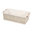 thumbnail image 1 of Cesta de macramé boho hecha a mano, elegante contenedor de almacenamiento con cuerdas de algodón tejidas a mano para regalos creativos y prácticos, 1 of 6