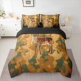 thumbnail image 2 of Feelyou Boy Woodland Animal Twin Bedding Sets 7pcs, Rustic Deer Moose Comforter Set, 2 of 8