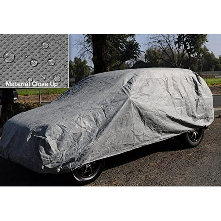 Weatherproof SUV Car Cover Compatible with Volkswagen Tiguan 2021 - 5L  Outdoor & Indoor - Protect from Rain, Snow, Hail, UV Rays, Sun - Fleece  Lining