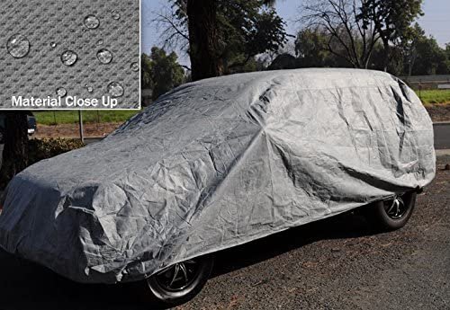 Weatherproof SUV Car Cover Compatible with Ford Excursion 2000-2005 5L  Outdoor  Indoor Protect from Rain, Snow, Hail, UV Rays, Sun Fleece  Lining Anti-Theft Cable Lock, Bag 