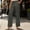 Gray, variant on Women's Casual Suit Pants Baeitkot Women's Fashion Solid Color Button Zipper Pocket Back Elastic High Waist Slim Casual Suit Pants Beige L