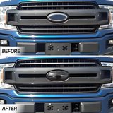 2PCS 9 Inch Front Grill Rear Tailgate Emblem for 04-14 F150, 11-14 Edge ...
