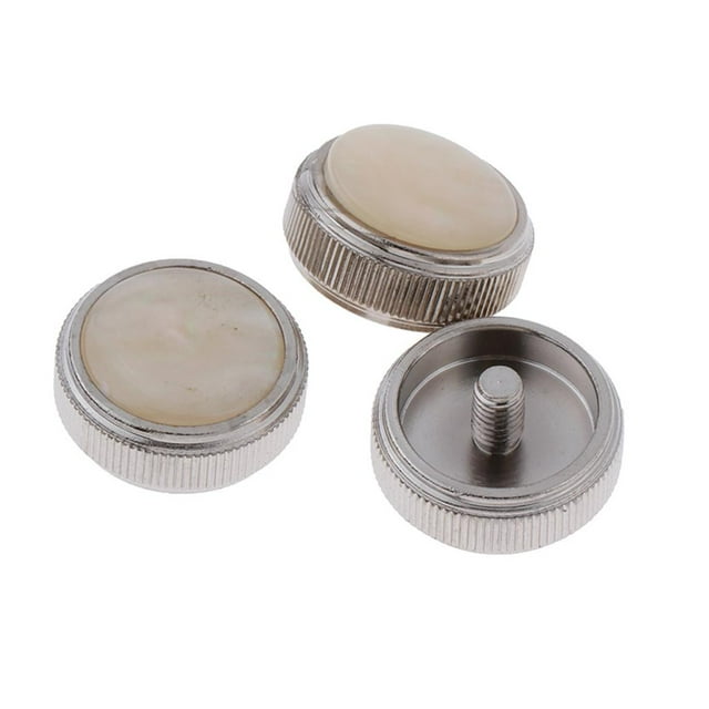 3x Piezas de Reparación de Botones de álvula de Trompeta Barítono para Instrumentos ón Sunnimix Botones de válvula de barítono