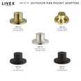 thumbnail image 3 of Livex Lighting Outdoor Pier Mount Adaptors, 3 of 3