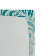 thumbnail image 3 of Ambesonne Abstract Fitted Sheet, Floral Classic Design, King Size, Teal Turquoise White, 3 of 3