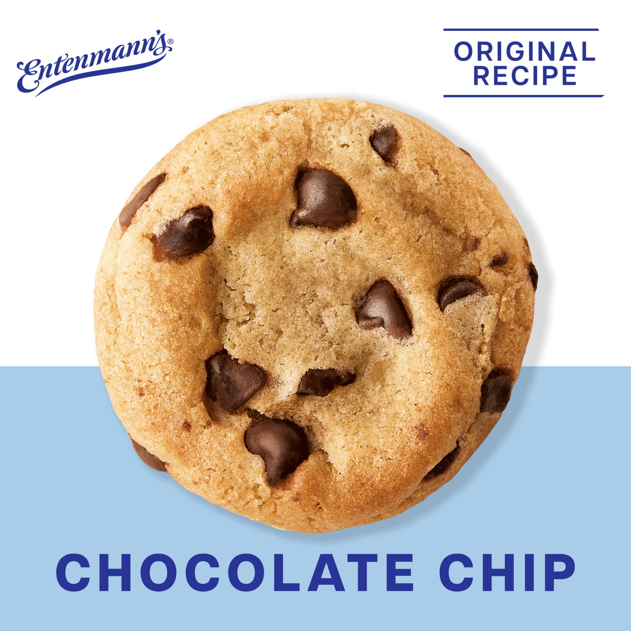 (2 pack) Entenmann's Soft-Baked Chocolate Chip Cookies, 12 oz, Cookies, Box