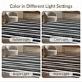 thumbnail image 7 of ODIKA 4'x6' Washable Area Rug Pet Friendly, Non-Shedding Corridor Featuring Varied Width Stripes Contrast Alfombras Para for Bedroom, Reading Nook, 7 of 7