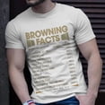 thumbnail image 2 of Browning Name Gift Browning Facts Unisex Jersey Crewneck Tshirt, 2 of 6