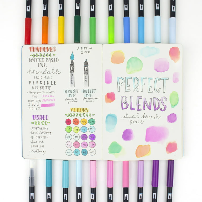 Tombow Dual Brush Markers Review 