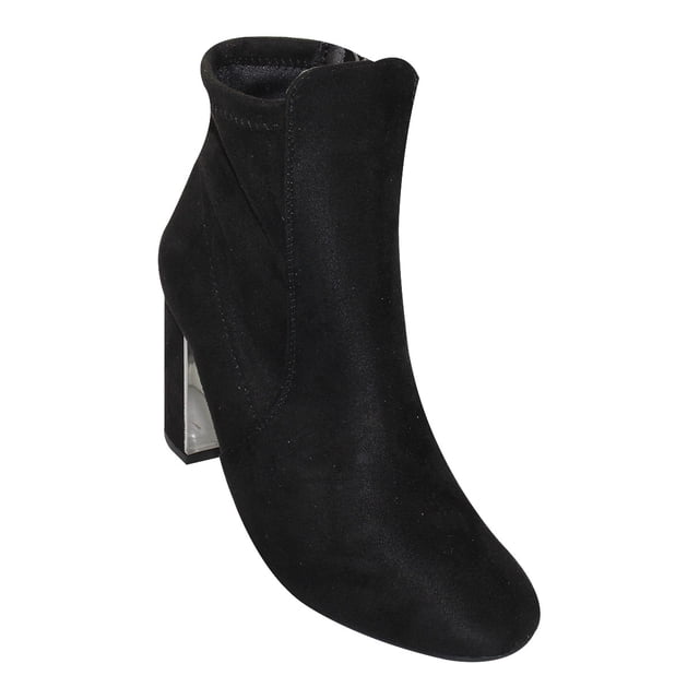 BOTIN CASUAL TACON MILAGROS MUJER NEGRO GAMUZA 16803 Leon 16803p