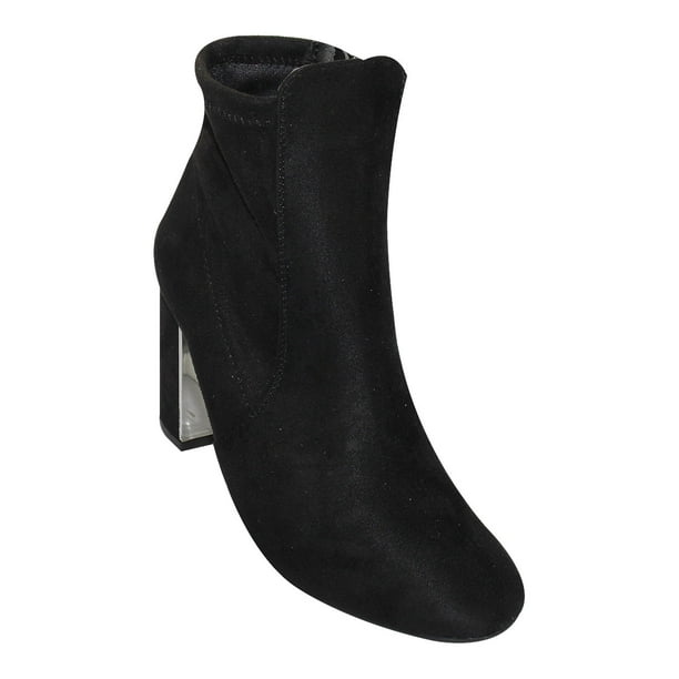 BOTIN CASUAL TACON MILAGROS MUJER NEGRO GAMUZA 16803 Leon 16803p