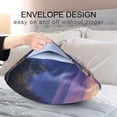 thumbnail image 4 of Yayeee Pillowcase Standard Size Set of 2 Satin Wrinkle Resistant Pillow Case, Beautiful Mountain, 4 of 7